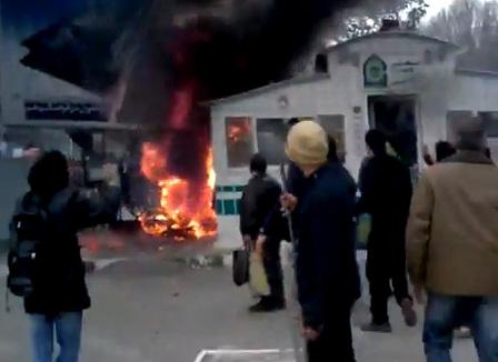 Iran : l'attaque d'un commissariat en vidéo