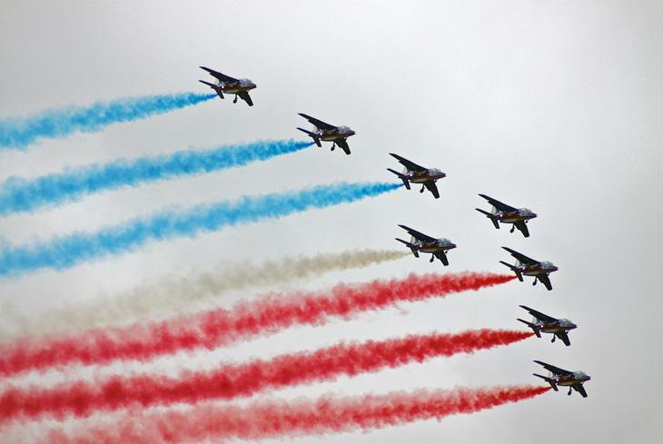 Des chemtrails tous les 14 juille