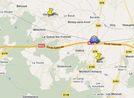 Yvelines : une trentaine de gens du voyage bloquent une nationale pour protester contre l'expulsion de leurs caravanes ce midi