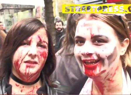 Vidéo: La Zombie Walk, samedi pour "la retraite à 600 ans"