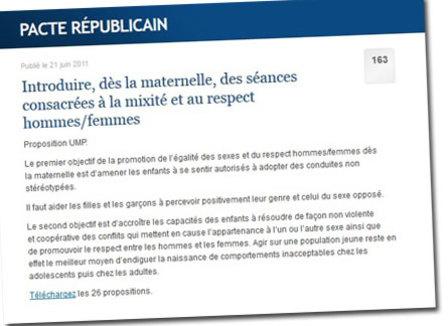 Quand l'UMP voulait déconstruire les stéréotypes de genre « dès la maternelle »