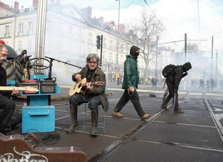 Nantes sous les lacrymos