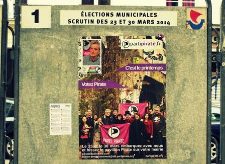 Le Parti Pirate bogue sur les municipales