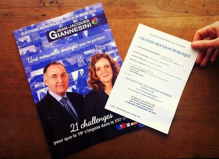 Le tract UMP qui drague les juifs du 19e arrondissement