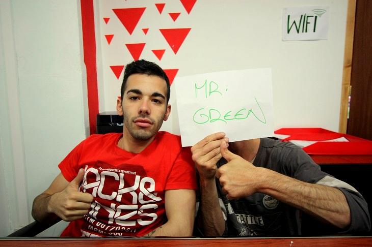 Le président Alejandro et Mr. Gree