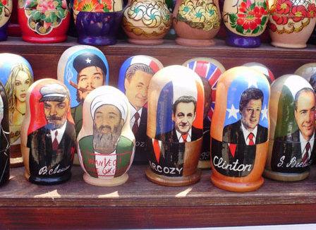 Idée cadeau de Noël: Des poupées russes à l'effigie de célébrités