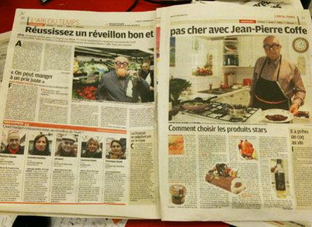 Leader Price et Jean-Pierre Coffe SARL s'offrent 2 pages de pub gratos dans le Parisien