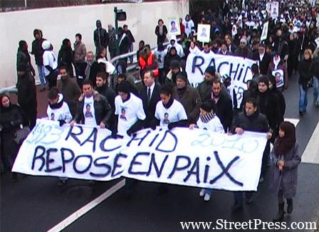 Vidéo: la marche pour Rachid, ado de 16 ans poignardé mercredi  à Cergy