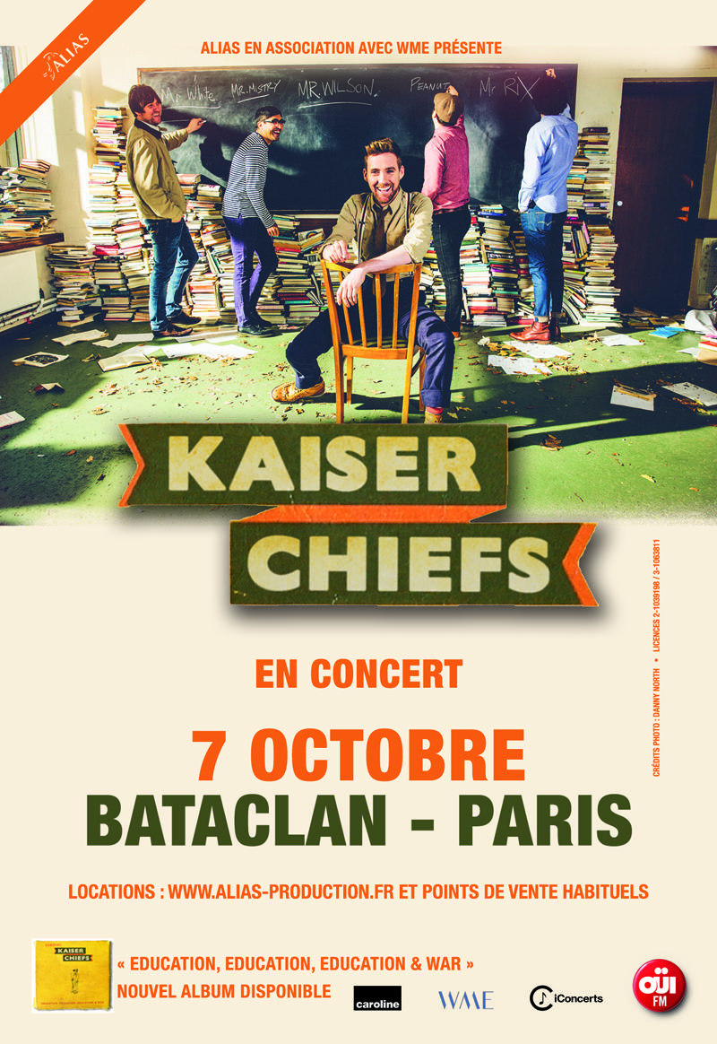 Kaiser Chiefs au Bataclan | 7 octobre