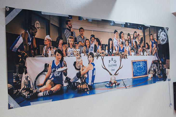 Les Paris Roller Girls au comple