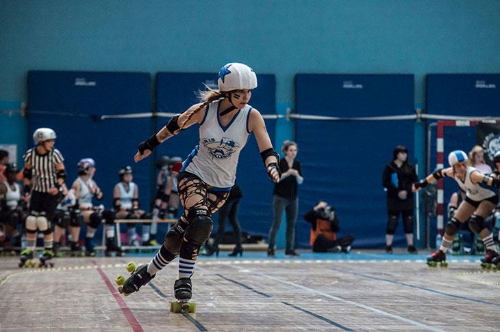 La « jammeuse » des PRG en plein matc