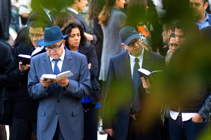Ils avaient l'air tellement concentrés qu'on a pas voulu les déranger..