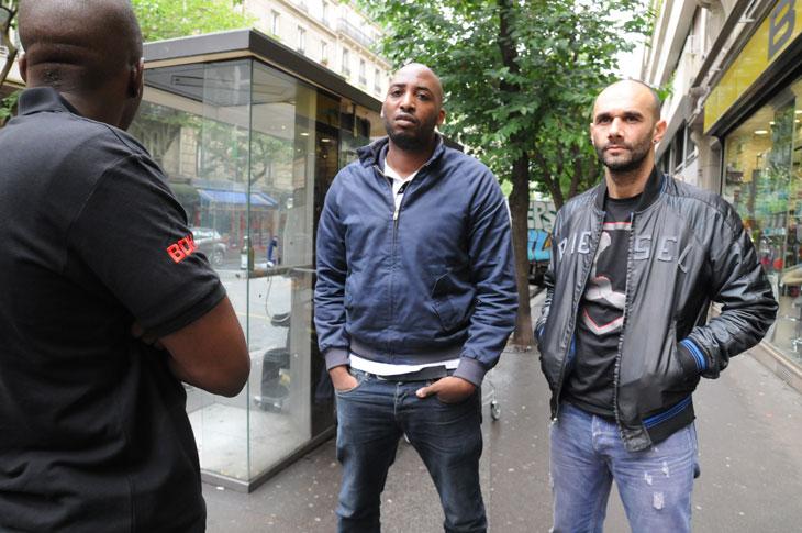 Au centre : Mathias Cardet, en compagnie de son associé Stéphane Peron