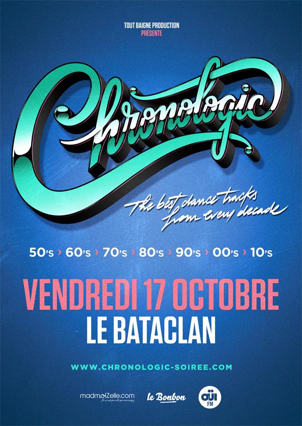 Soirée Chronologic au Bataclan | 17 octobre