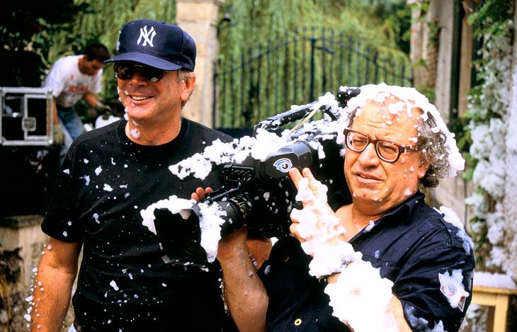 Dorcel et Serge de Beaurivage (chef-op) sur le tournage de Citizen Shan