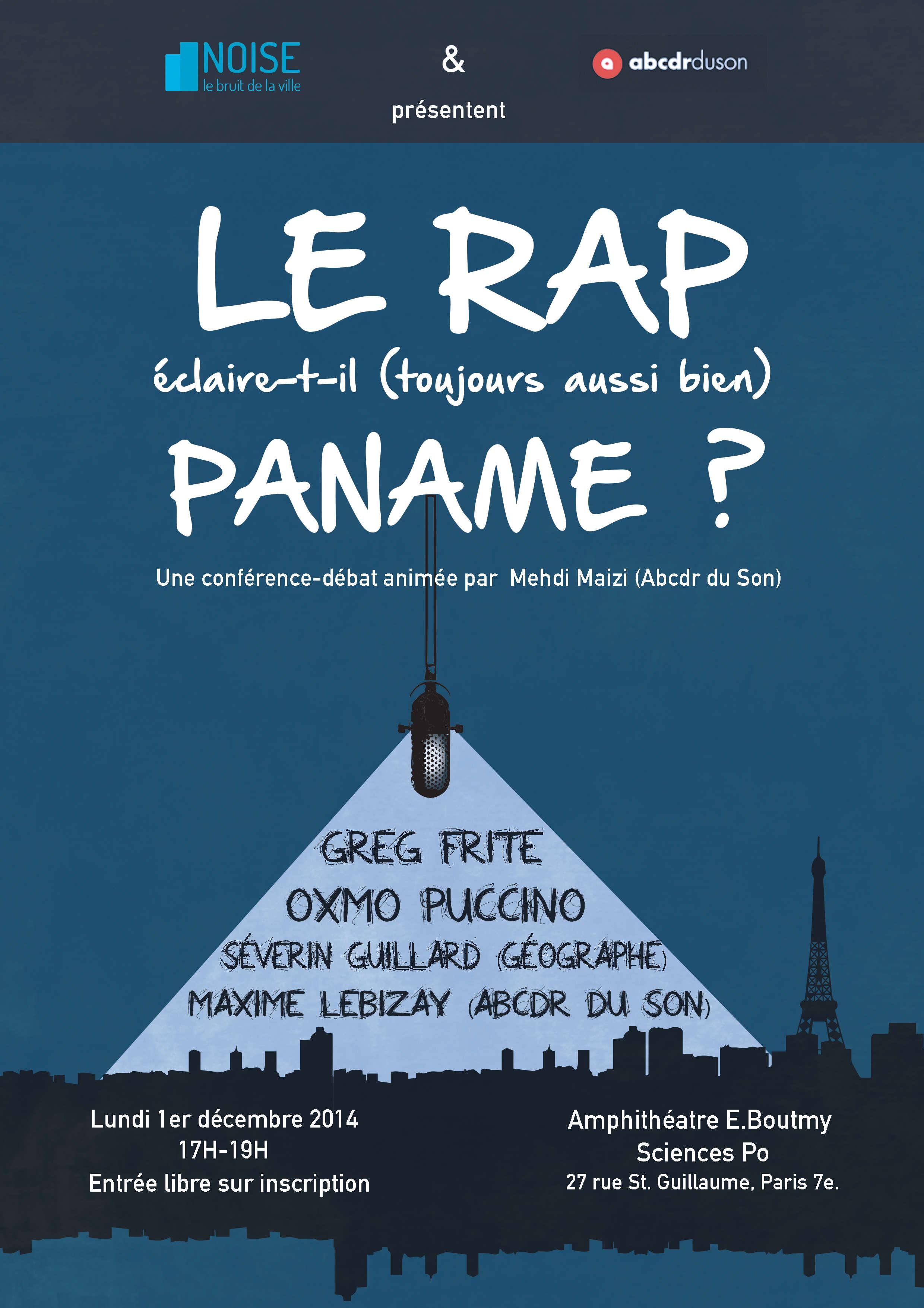 Le rap éclaire t-il toujours (aussi bien) la ville? | Conférence-débat