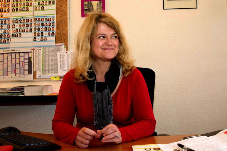 François Noël, la proviseure du LMA rue d'Alési