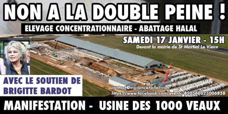 Le flyer de la manif avec le soutien de BB