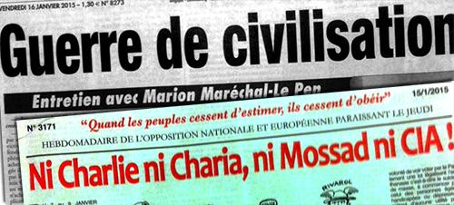 Le pire de la presse d’extrême droite, spécial Charlie Hebdo