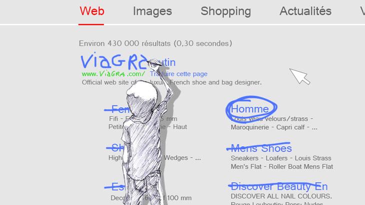 Les pirates pénètrent des sites et ajoutent des pages cachée