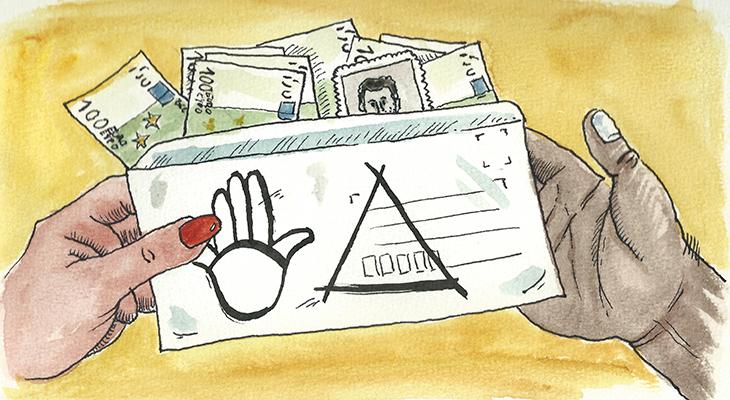 « Il m’a dit : "pour être heureux, il te faut dix étoiles." Et une étoile, ça coûte 1.000 euros. 