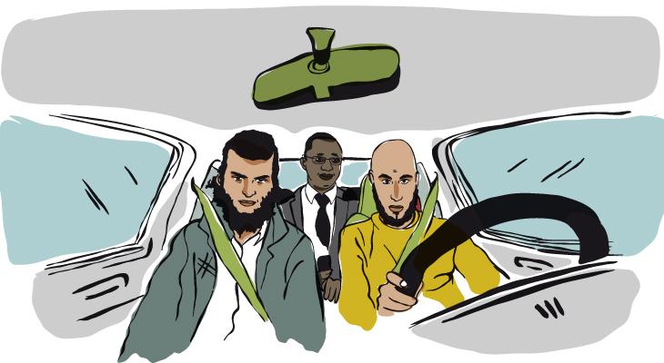 « En voiture avec un gars qui revenait de Guantanamo et un autre jihadiste, j’avoue que j’ai pas mal gambergé ! 