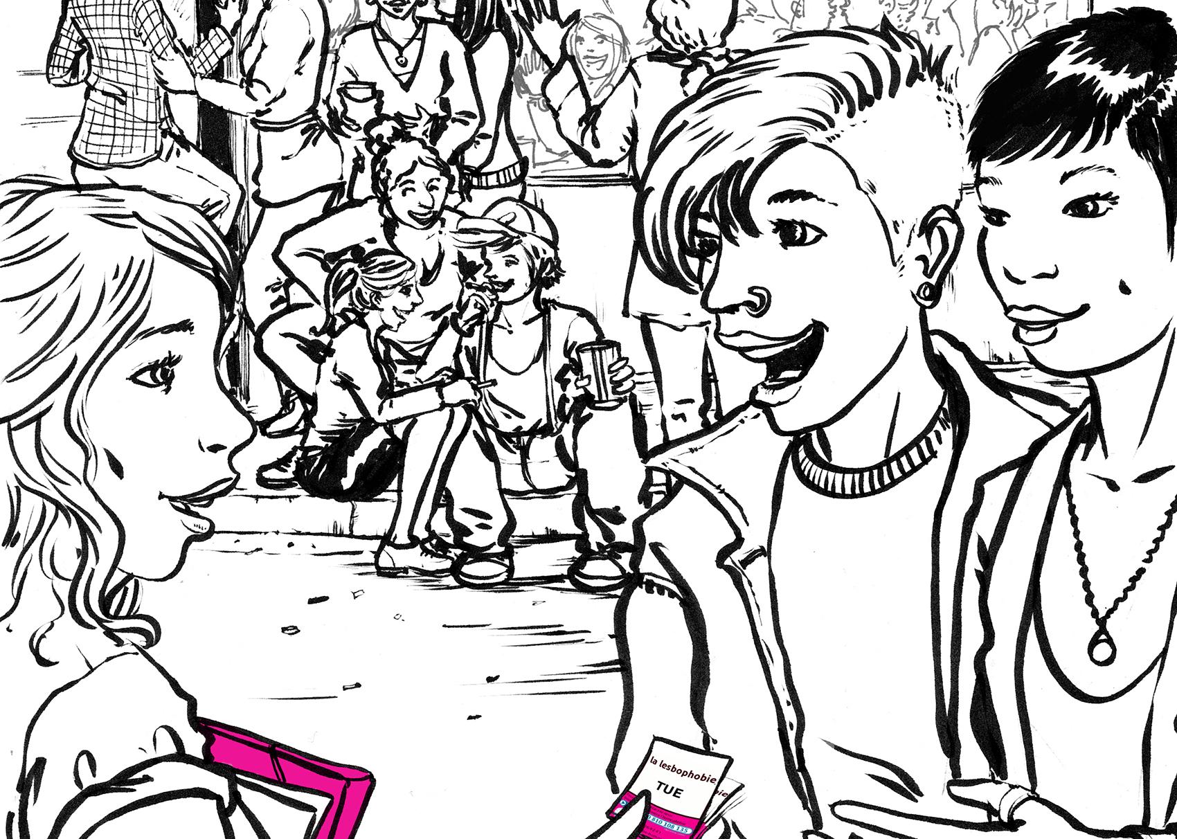 La peur rend les lesbiennes invisibles