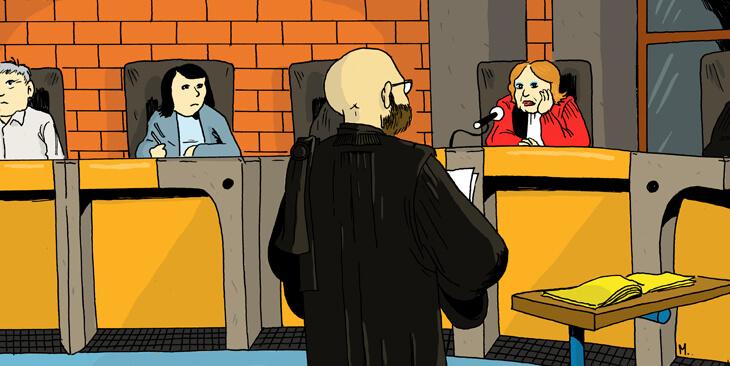 L'avocat de Dan Lampel s'exprime devant la cour