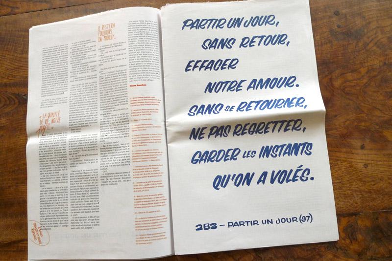 Les 2Be3, bande-son du dernier Article 1