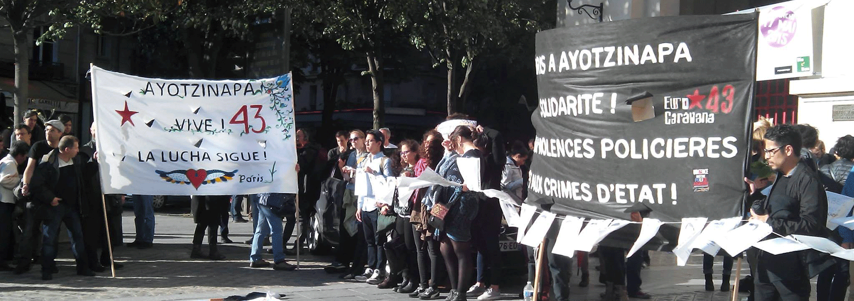 Les proches des 43 étudiants Mexicains sont à Paris mais ça n’intéresse personne