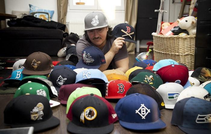 Sa collection de casquett