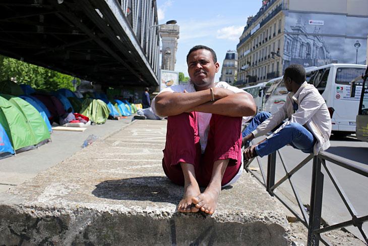 Pour s’asseoir, seulement des blocs de béto