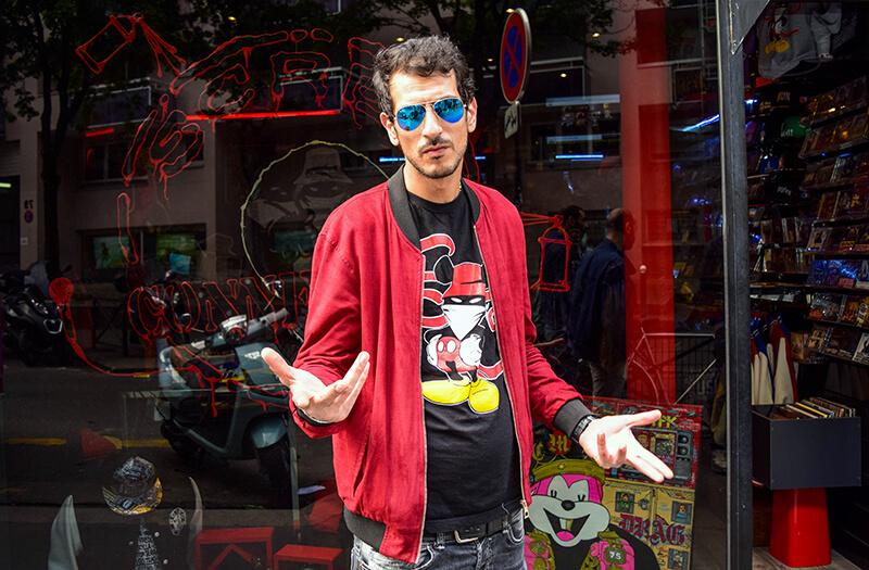 Mokless a fait tapis avec son pote Koma pour ouvrir la boutique