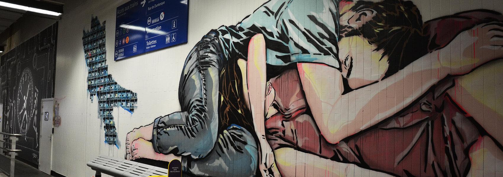 A la gare du Nord, la SNCF paye son expo de Street Art