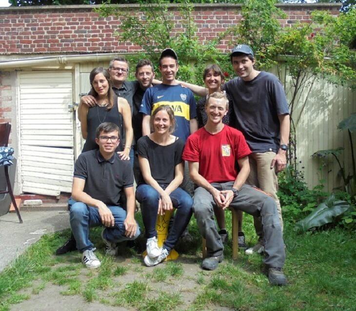 La team « L'usine à pâtes »