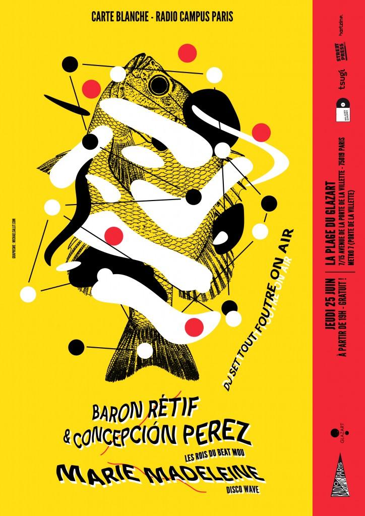 Radio Campus Paris à LaPlage de Glazart | 25 juin