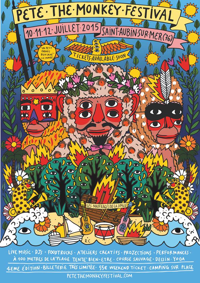 Festival Pete the monkey | Du 10 au 12 juillet à St Aubin sur mer (76)