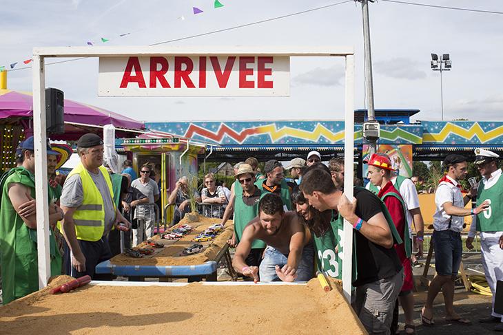 Sur la ligne d'arrivé