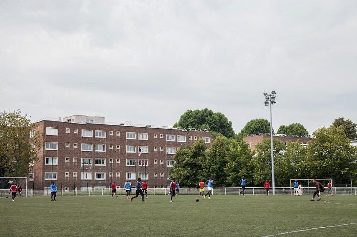 Il est midi et à midi c'est entrainement du côté de Saint-Denis