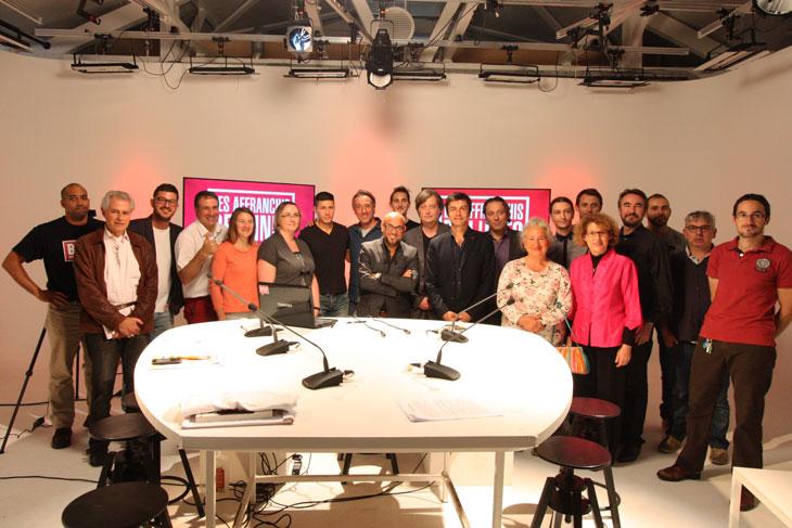 Avec le public des Affranchis de l’info