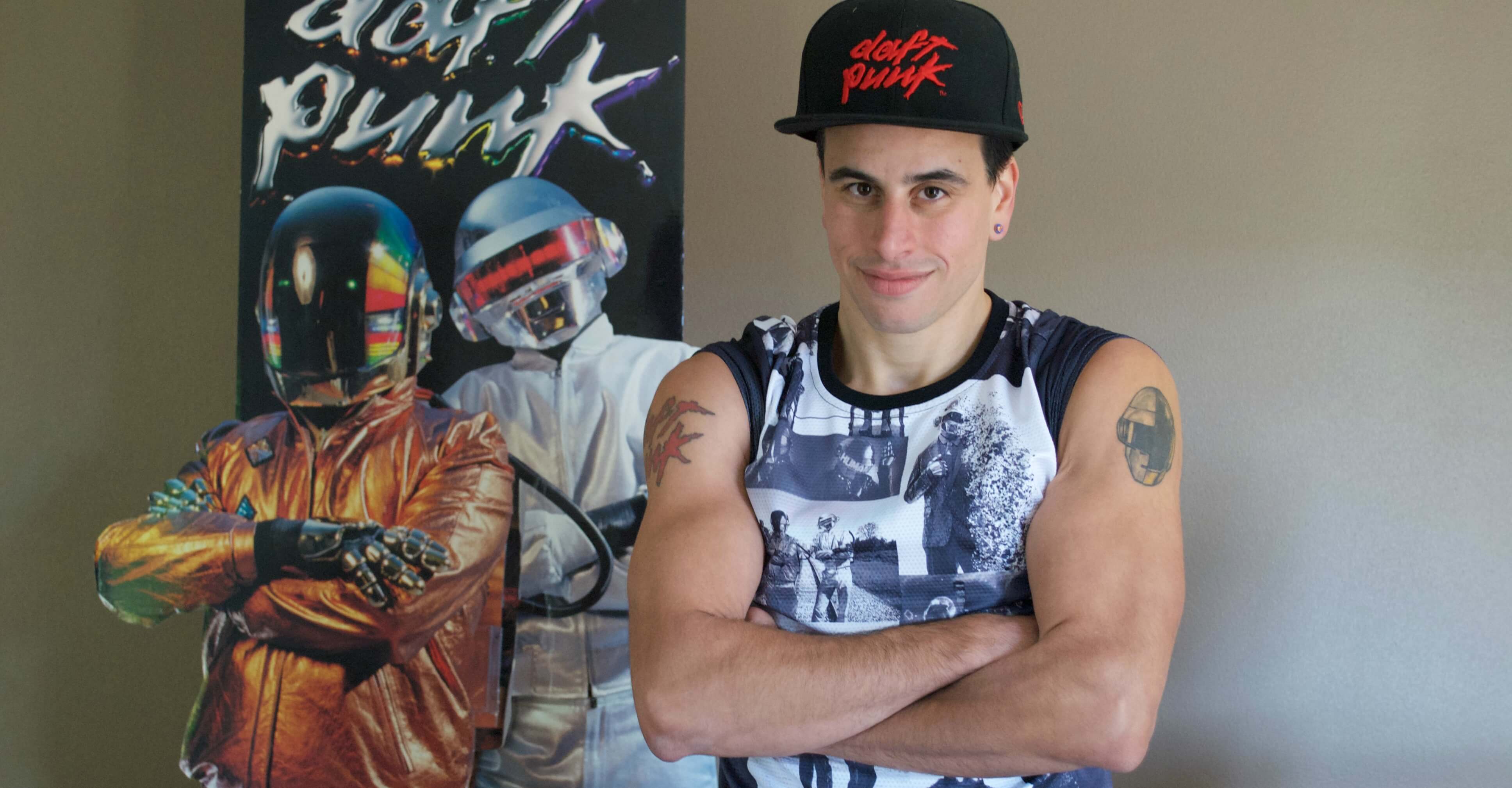 Djamel aka Daftworld, fan hardcore de Daft Punk