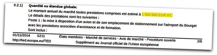 L'appel d'offre lancé par le Ministère de l'Intérieur en 2014