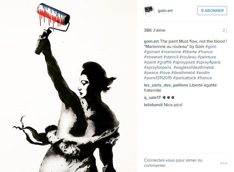 "Mariannne au rouleau", par Goi