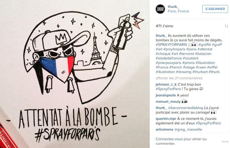 Attentats à la bombe, par Thurb