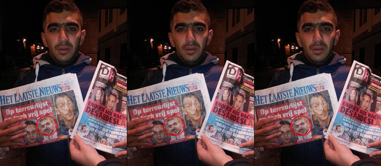 Brahim Ouanda, l’innocent accusé de terrorisme en une de deux quotidiens belges