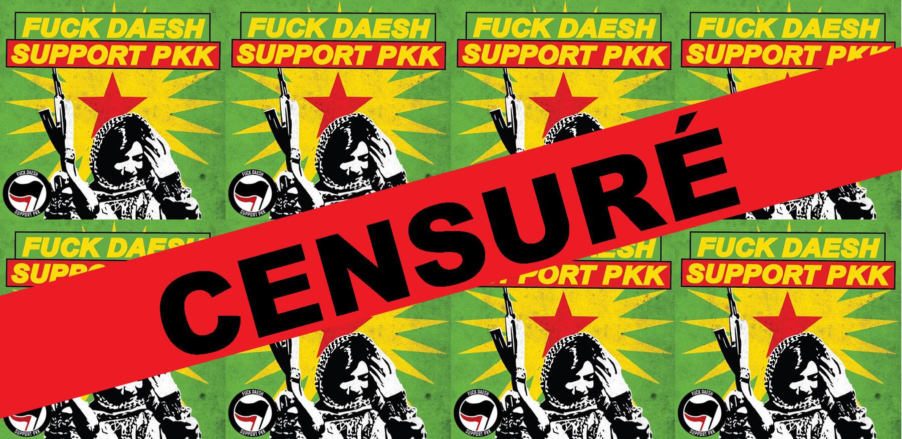 Facebook censure la campagne « Fuck Daesh, Support PKK »