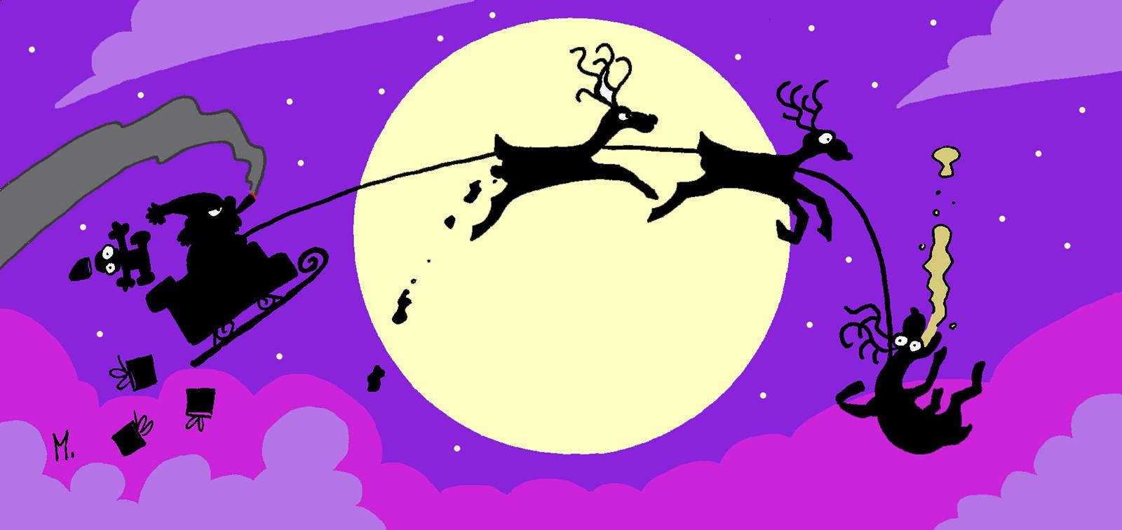 Le père Noël est une crevure