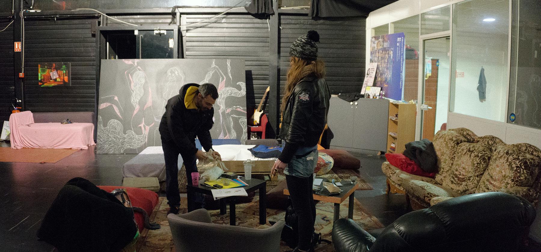 À La Villette, un nouveau squat dans un ciné rétro-futuriste