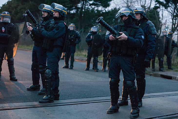 Les heurts entre migrants et CRS sont devenu quasi quotidie