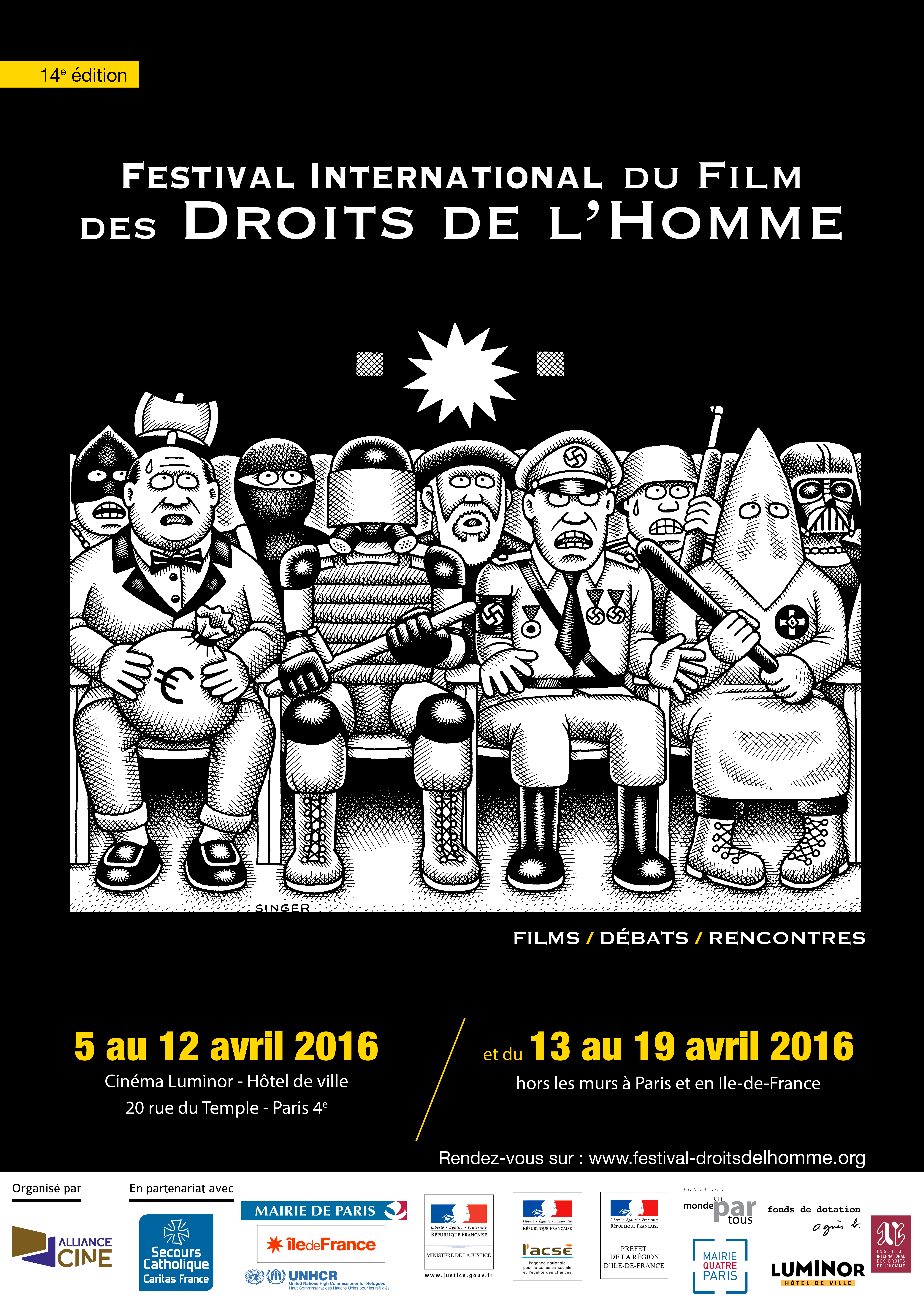 Festival International du Film des Droits de l'Homme | 5-19 avril 